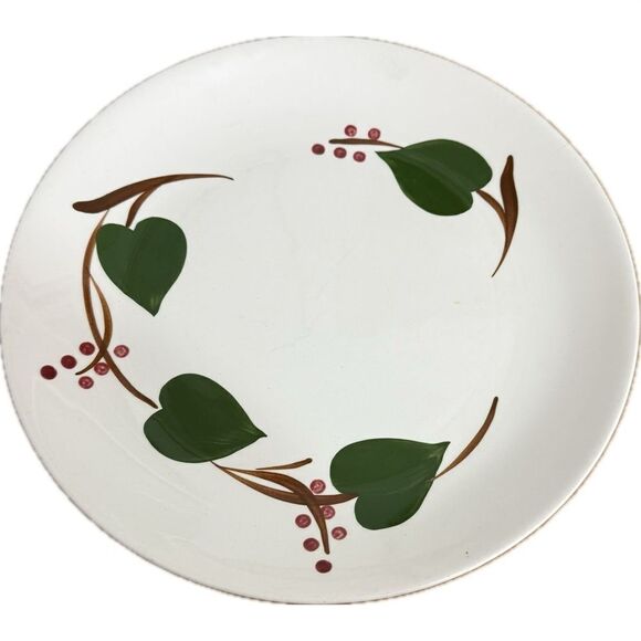 Vintage Blue Ridge Southern Pottery Ivy Luncheon
Plate - Hand Painted - Picture 1 of 8